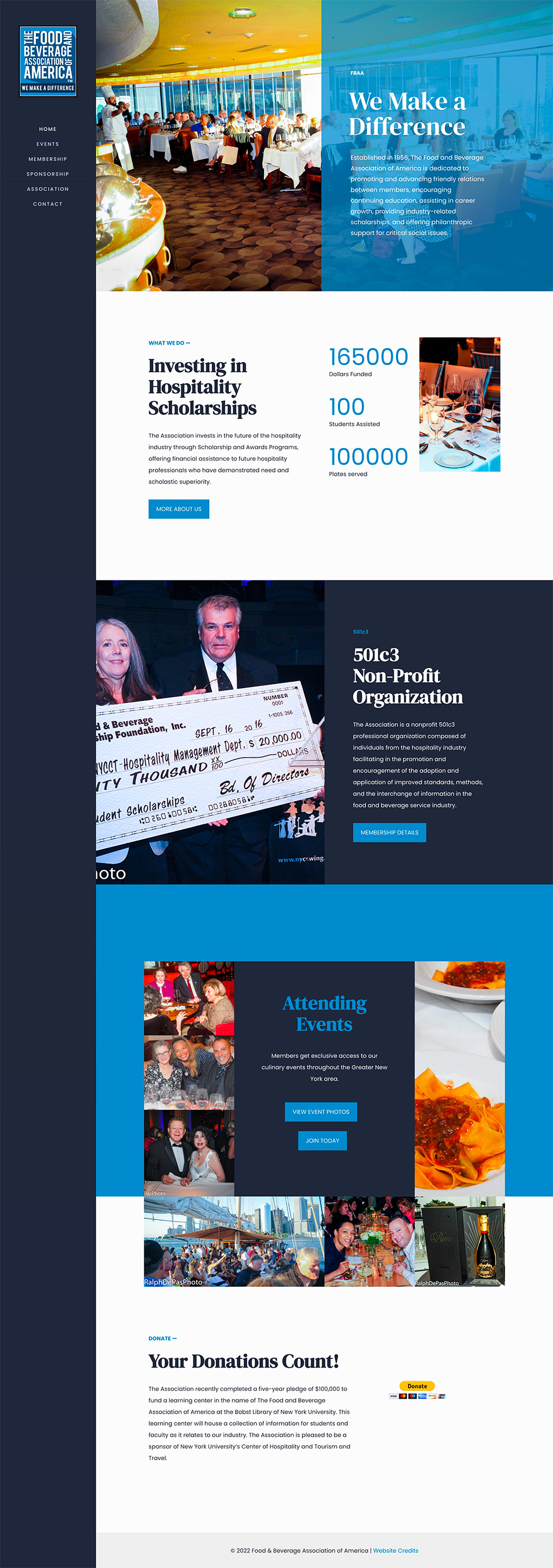 non profit web design