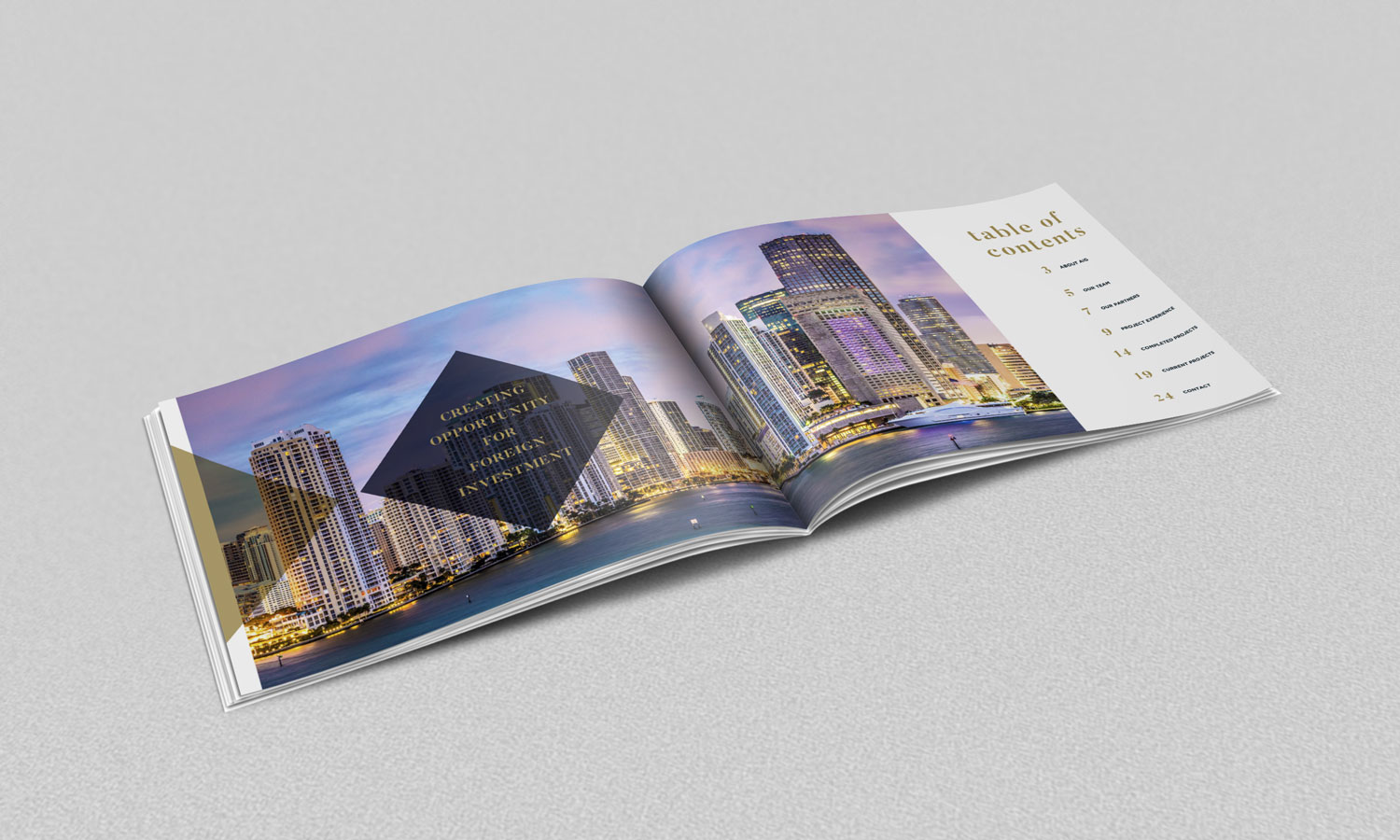 Brochure layout design