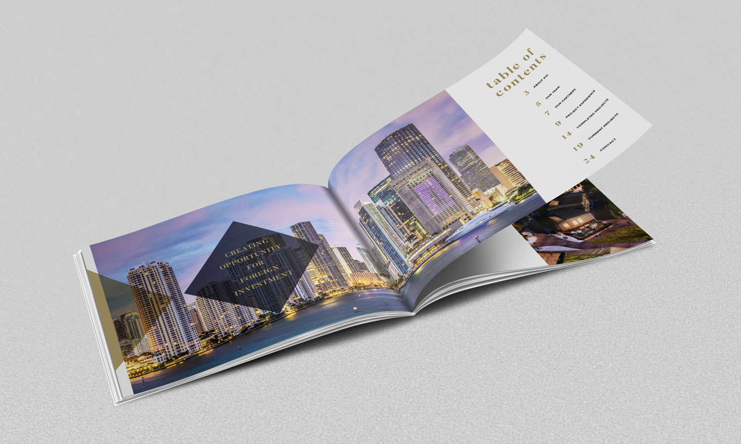 Brochure layout design