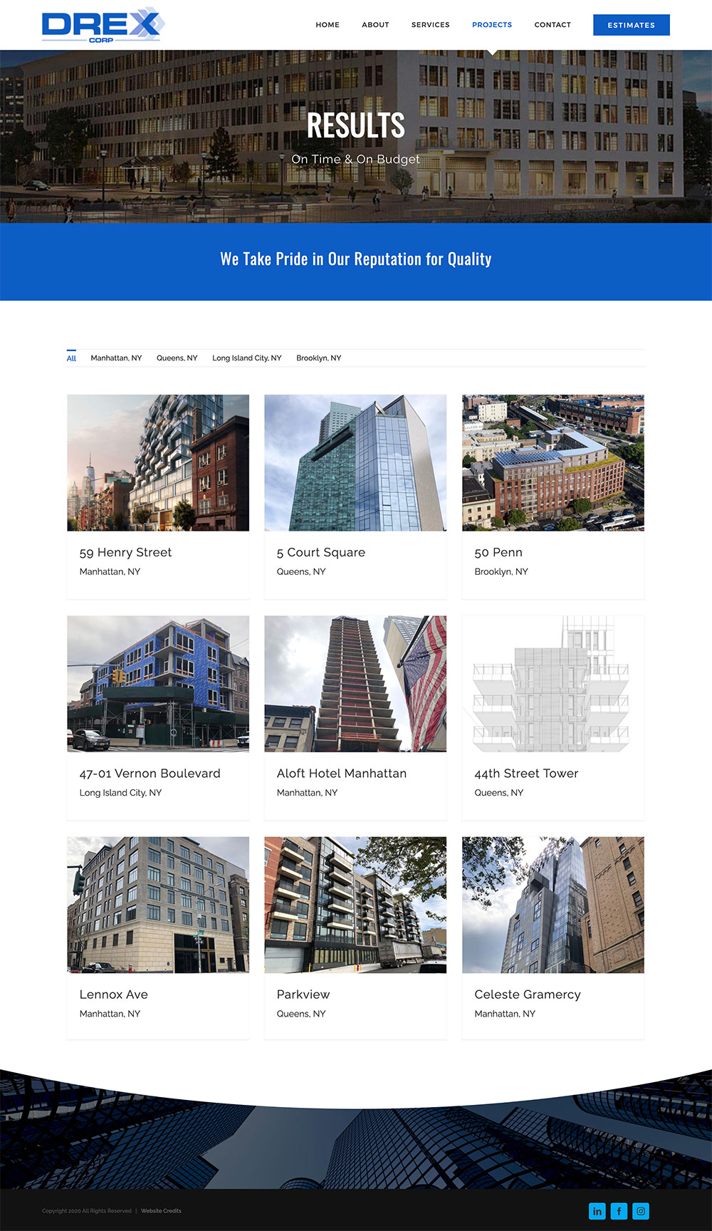 Construction Web Design