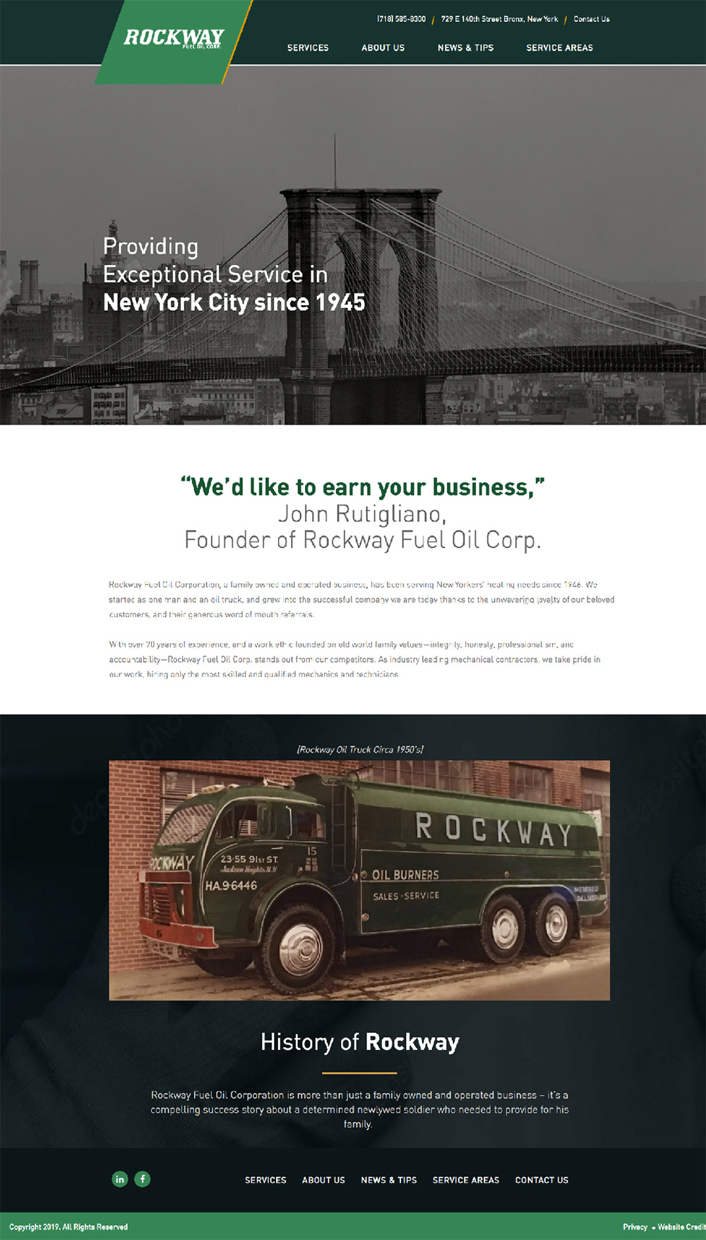 Fuel Supply Web Design