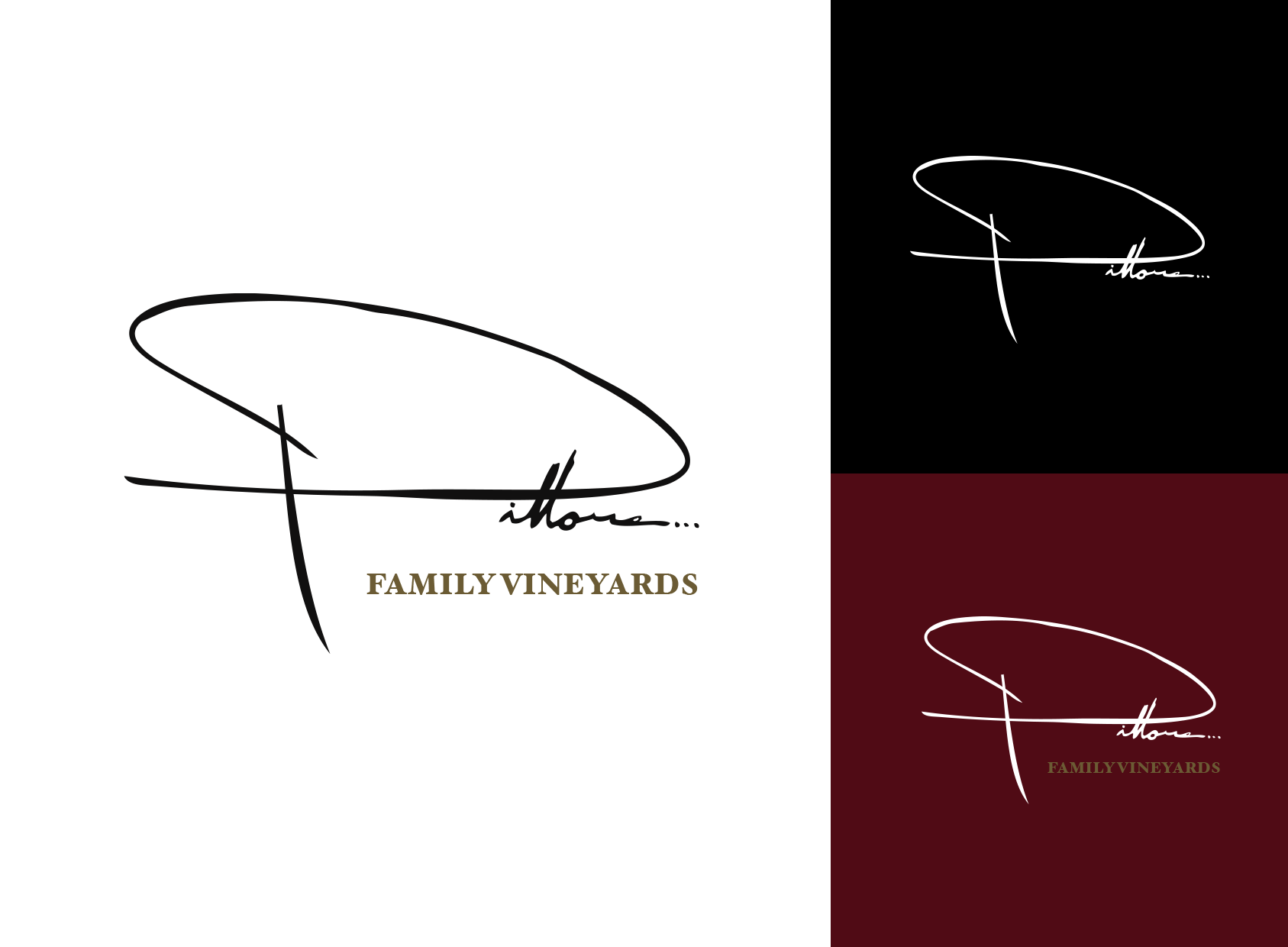 Logo services for Vineyard wine company