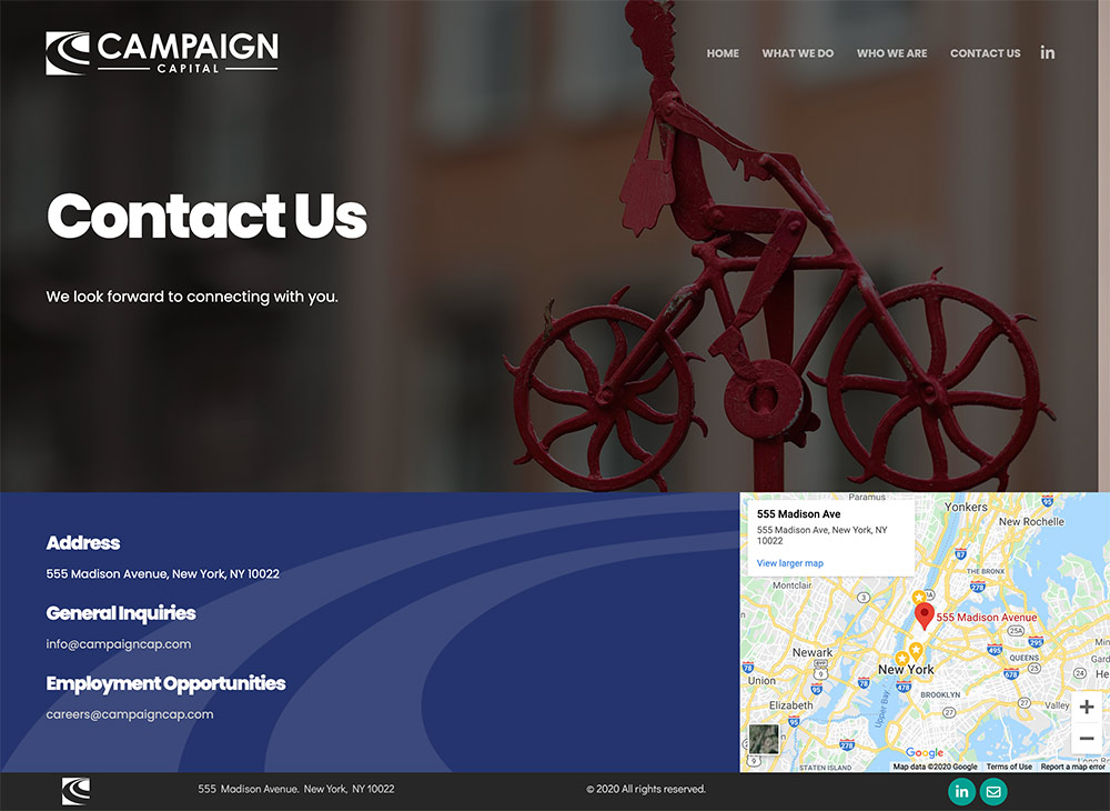 Investment Capital Web Design