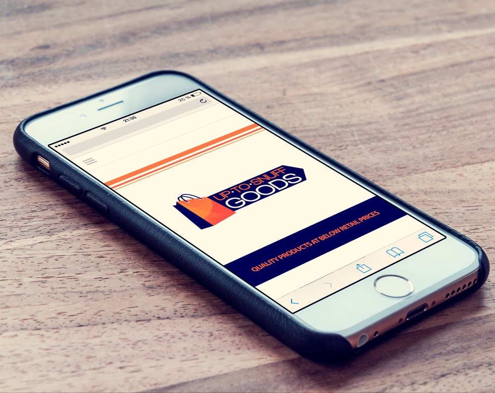 logistic web design displayed on cell phone screen