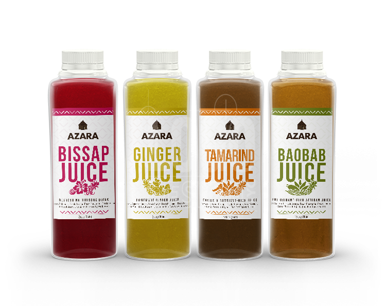 Label design displayed on bottles