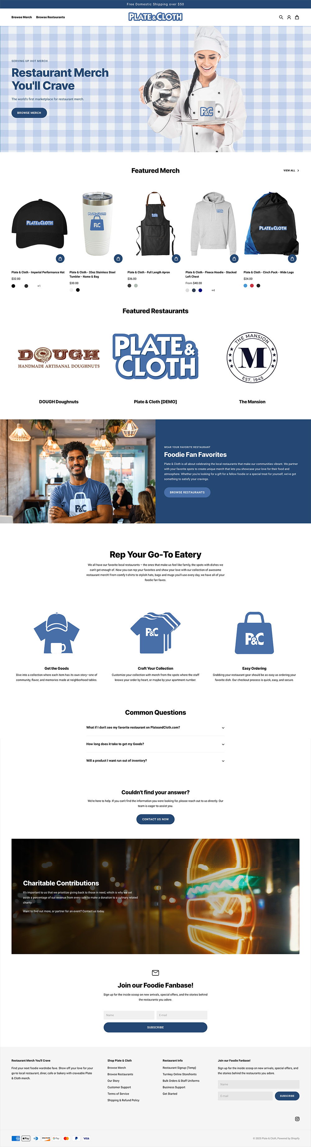 restaurant consultant web design